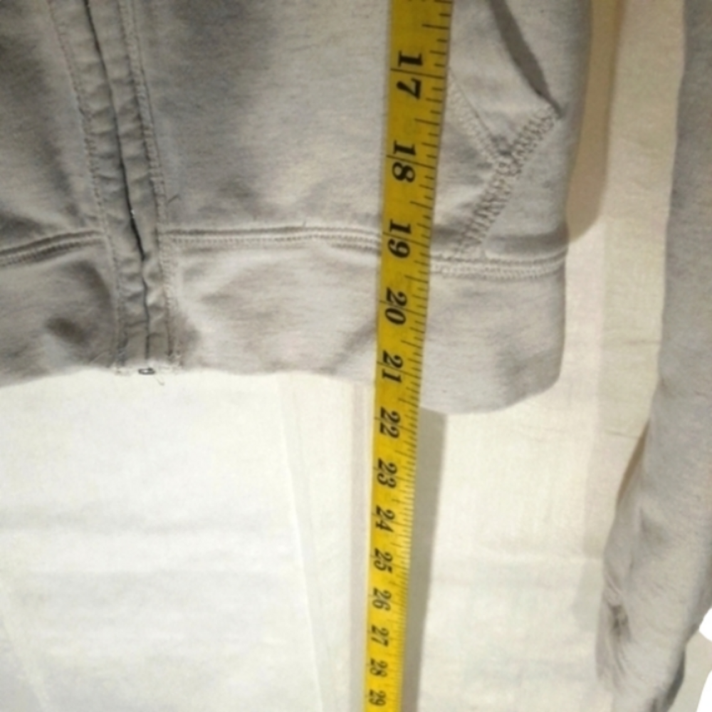 Abercrombie & Fitch NEW YORK 92 Hoodie Full Zip Womens Size Small wheat color - Picture 11 of 13